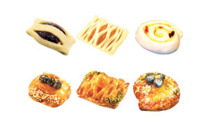 LRN- Danish - A Blueberry, Apricot, Raisin Swirl 120 x 30g