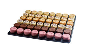 LRN- Cheesecake Round Petite Assorted 96 x 18g
