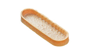 LRN- Vanilla Large Eclair Tart Shell 125x37x14mm 72 x 28g