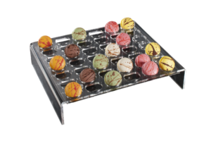 Stand AU - Macaron Clear Square Perspex Stand