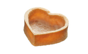 LRN- Vanilla Small Heart Tart Shell 62mm x 62mm 96 x 14g