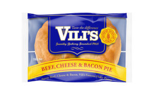 Vilis- Beef Cheese and Bacon Pie 12 x 160g