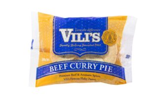 Vilis- Curry Beef Pie 12 x 160g